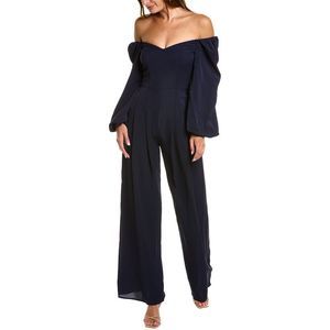 Rene Ruiz Puff Sleeve Jumpsuit